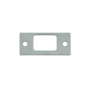Deltana SP2753U26D 2.75 in. x 1.25 in. Deadbolt Strike Plate (Set of 10) (Brushed Chrome)