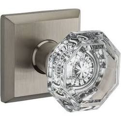 Baldwin HDCRYTSR150 BWR HALF DUMMY CRYSTAL KNOB 150TRADITIONAL SQUARE