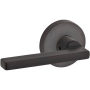 Baldwin HDSQULCRR112  Reserve Half Dummy Square with Contemporary Round Rose, Aged Bronze Finish, Left Hand