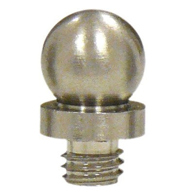 Deltana DSBT15 0.75" H x 0.5" W Solid Brass Ball Tip Door Hinge (Set of 2) Finish: Brushed Nickel