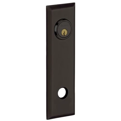 Baldwin R035102ENTR R035.ENTR Pair of 9.4" Height Square Entry Kit Rosettes, Oil Rubbed Bronze