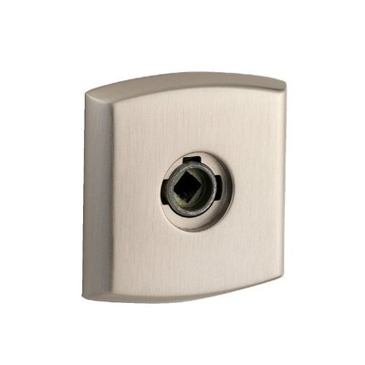 Baldwin R026190IDM R026.IDM Individual 3" Height Soho Dummy Rosette, Satin Black