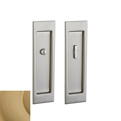 Baldwin PD005033PS PD005.PS Santa Monica Style Pocket Door Passage Trim Pair from the Estat, Vintage Brass