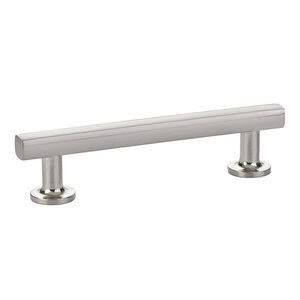 Emtek 86454US15 86454 Freestone Cabinet Pull Satin Nickel (4" Centers)
