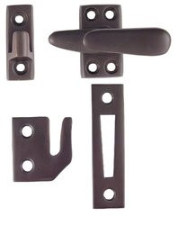 Emtek 8703US10B 8703 1-5/8" Height x 1" Width Standard Size Solid Brass Casement Latch, Oil Rubbed Bronze