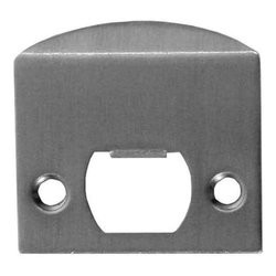 Emtek 86086US15 86086 Solid Brass Extended Lip Strike with Screw Set, Satin Nickel