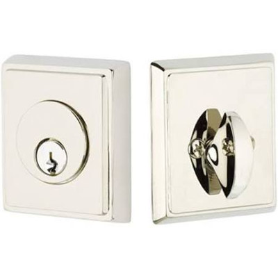 Emtek 8468US15A EMT 8468 US15A RECTANGULAR SGL CYL DB