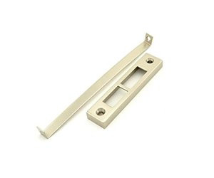 Baldwin 6897031  Rabbeted Strike Unlacquered Brass Finish