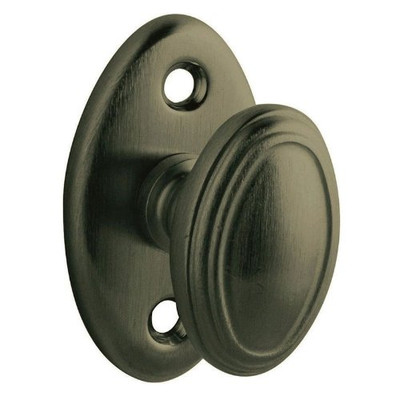 Baldwin 6732190 6732 Interior and Entrance Lock with Backplate for 2-1/4" Doors, Satin Black
