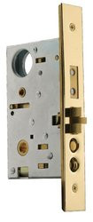 Baldwin 6375003RLS 6375.003.RLS Right Handed Lever Entrance Mortise Lock with 2-1/2-Inch Backset and Emergency Egress, Lifetime Polished Brass