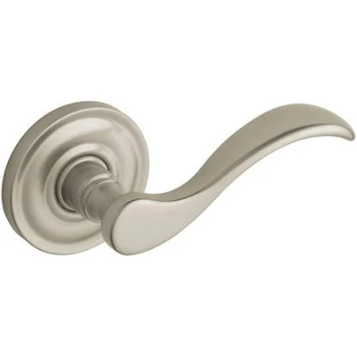 Baldwin 5455V056LMR  Estate Lifetime Satin Nickel Estate Lever Leverset