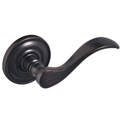 Baldwin 5455V112FD 5455V.FD Full Dummy Lever Set with 5048 Roses and Concealed Screws, Venetian Bronze