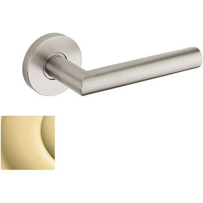 Baldwin 5173031MR  Non-Lacquered Brass Pair of Estate Levers Minus Rosettes