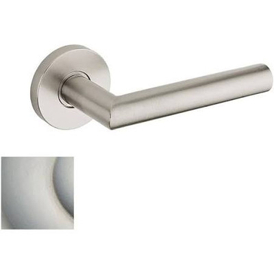 Baldwin 5173056MR  Lifetime Satin Nickel Pair of Estate Levers Minus Rosettes