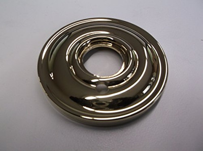 Baldwin 5148003 5148 Pair of Estate Rosettes for Privacy Functions, Lifetime Polished Brass