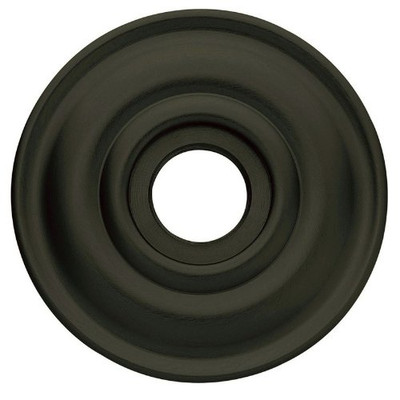 Baldwin 5148190 5148 Pair of Estate Rosettes for Privacy Functions, Satin Black