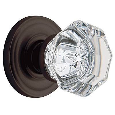Baldwin 5080102PASS 5080.102.PASS Solid Brass Door Knob, Pack Of 2