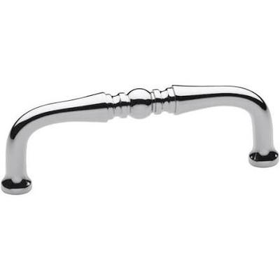 Baldwin 4964260 4964.260.BIN 4-Inch Colonial Style Cabinet Pull, Chrome