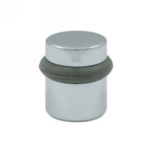 Baldwin 4505260  Universal Floor Bumper Door Stop, Polished Chrome