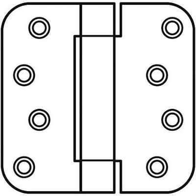HAGER 1752426 HAG 1752 US26 4 X 4 .625 RAD SPRING HNG # 118741