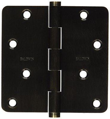 Baldwin 1440050I  .25 Radius Mortise Hinge, Antique Brass