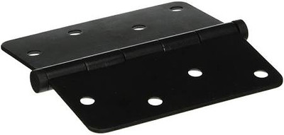 Baldwin 1440402I  Radius Mortise Hinge, Distressed Oil Rubbed Bronze