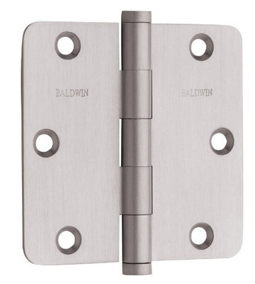 Baldwin 1435033I  Radius Mortise Hinge, Vintage Brass