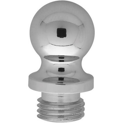 Baldwin 1080260I  Ball Tip Radius Corner Hinge44; Polished Chrome - Set of 2