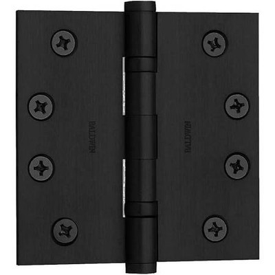 Baldwin 1051190I  Square Ball Bearing Mortise Hinge, Black