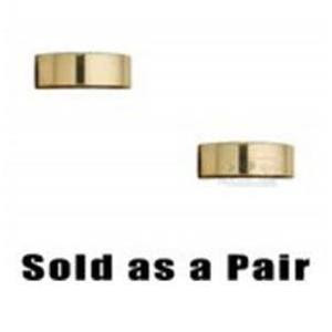 Baldwin 1035031ITIP  Button Tip Hinge, Unlacquered Bright Brass