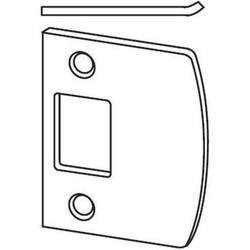 SCHLAGE 10095619 10-095 619 W/SCREWS SQU FULL LIP DEADBOLT STRIKE