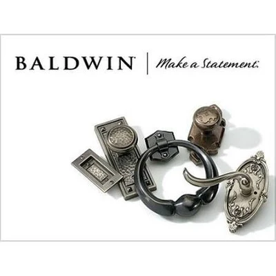 Baldwin 0418190LTP 0418 190 LTP MORTISE DOOR BOLT LESS TURN PIECE