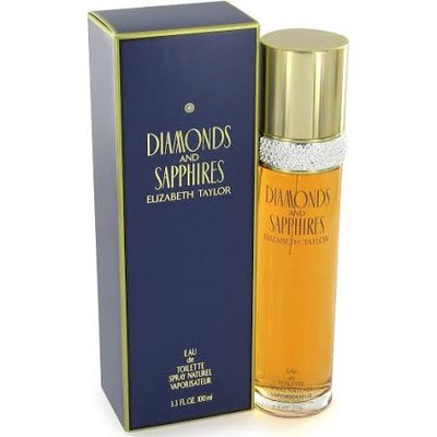 Elizabeth Taylor DISTS17 Diamonds and Sapphires by for Women, Eau De Toilette Spray, 1.7-Ounce.