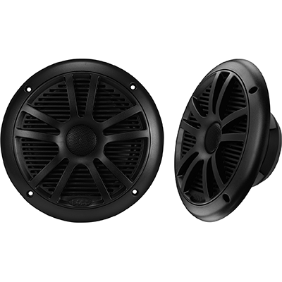 BOSS AUDIO SYSTEMS 5103466 BOSS AUDIO Marine 6.5" Dual-Cone Speakers (Black) 