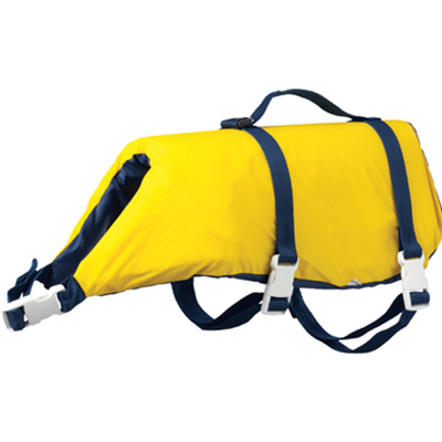 Onyx Outdoor 5346974 s Nylon Pet Vest, Medium, Yellow/Navy
