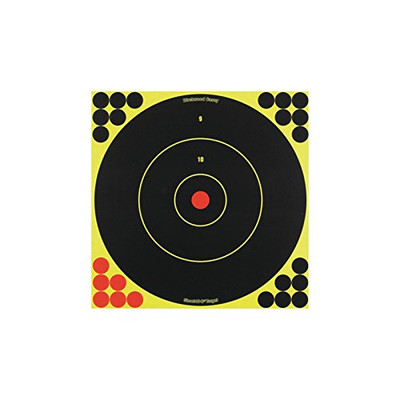 Birchwood Casey 1909867 12" Shoot - N - C Self - Adhesive Targets, 5 SHEET PACK
