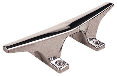 SDOG 4-HOLE CLEAT-6"CHROME ZINC SEA DOG CORP 044106-1