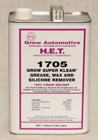 Grow Automotive GRO-1705-1 Super Klean Wax, Grease, and Silicone Remover, Gallon ().