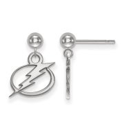 LogoArt SS010LIG Sterling Silver Tampa Bay Ligtning Earrings Dangle Ball