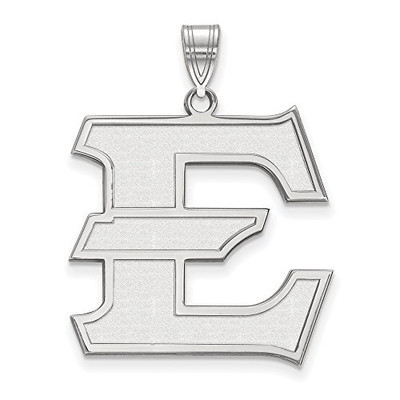 LogoArt SS003ETS Sterling Silver LogoArt East Tennessee State XL Pendant