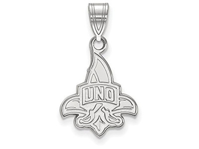 LogoArt SS002UNO Sterling Silver University Of New Orleans Medium Pendant w/Chain