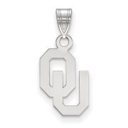 LogoArt SS002UOK Oklahoma Small (1/2 Inch) Pendant (Sterling Silver)