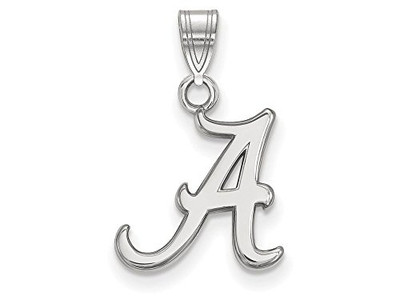 LogoArt SS002UAL Alabama Small (1/2 Inch) Pendant (Sterling Silver)