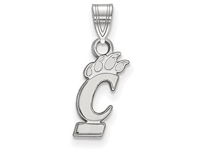 LogoArt SS002UC Sterling Silver LogoArt University of Cincinnati Small Pendant