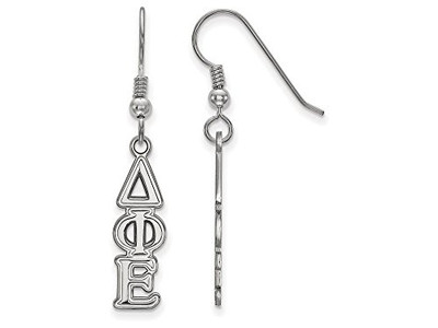 Sororities SS004DPH Sterling Silver LogoArt Delta Phi Epsilon Dangle 