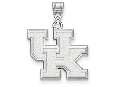 LogoArt SS003UK Kentucky Medium (5/8 Inch) Pendant (Sterling Silver)