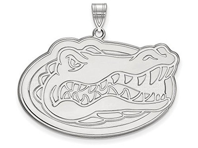 LogoArt SS005UFL Sterling Silver LogoArt University of Florida XL Pendant