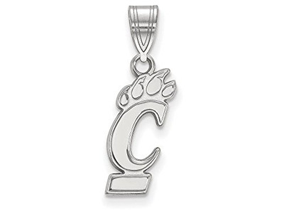 LogoArt SS003UC Sterling Silver LogoArt University of Cincinnati Medium Pendant