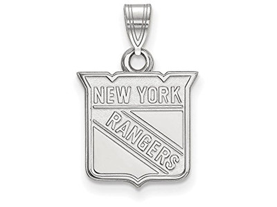 LogoArt SS002RNG New York Rangers Small (1/2 Inch) Pendant (Sterling Silver)