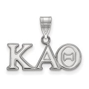 Sororities SS003KAT Sterling Silver LogoArt Kappa Alpha Theta Medium Pendant